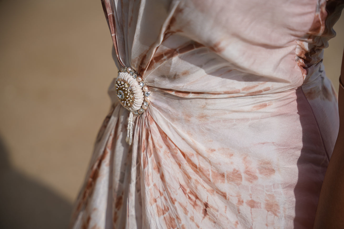 Rosette Whirl Gown
