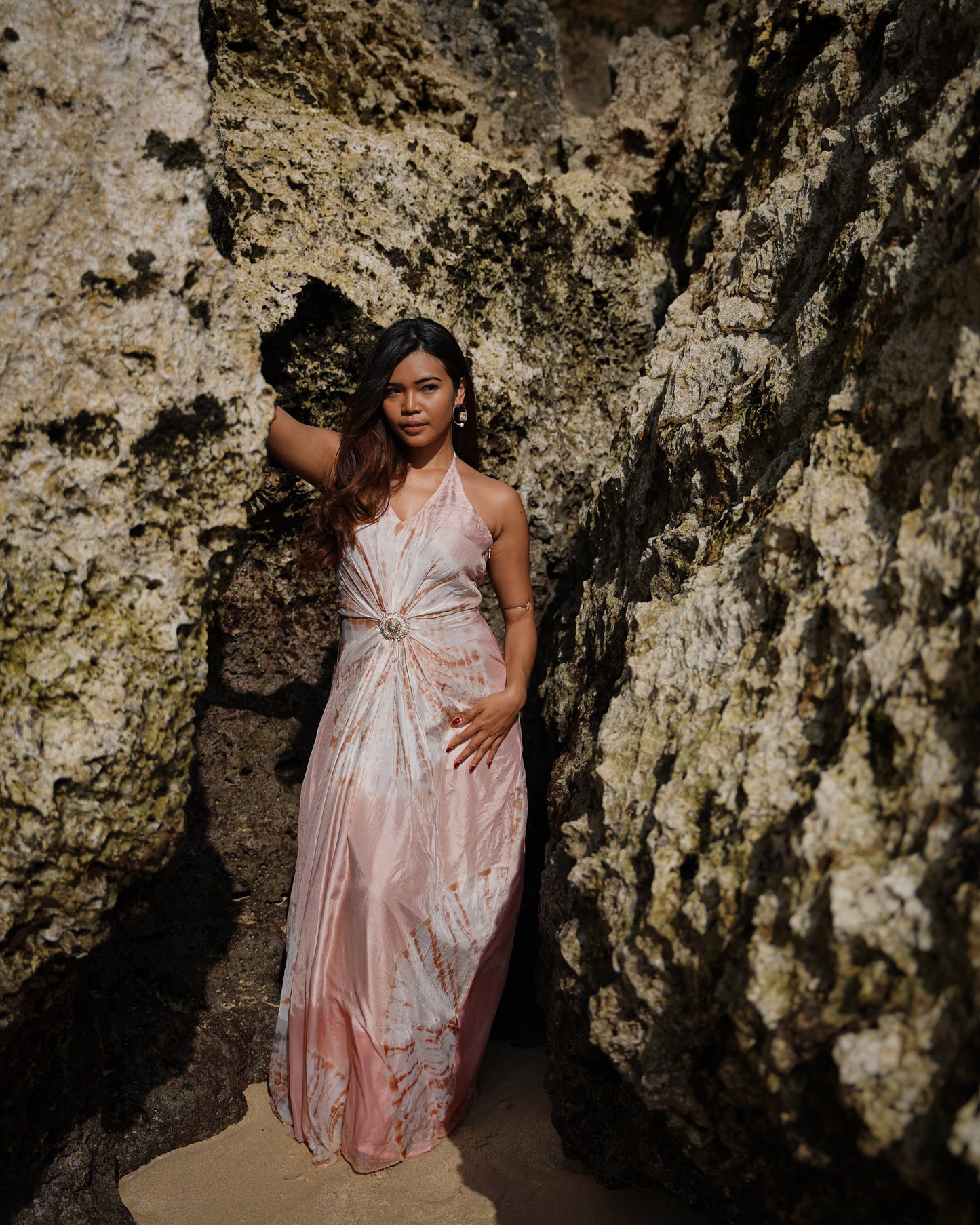 Rosette Whirl Gown
