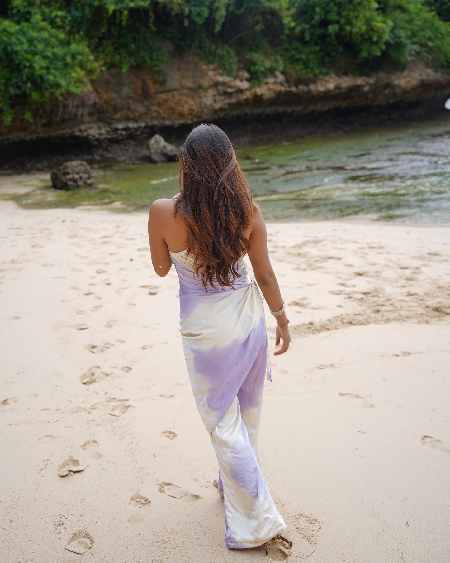 Lilac Clouds Drape Top