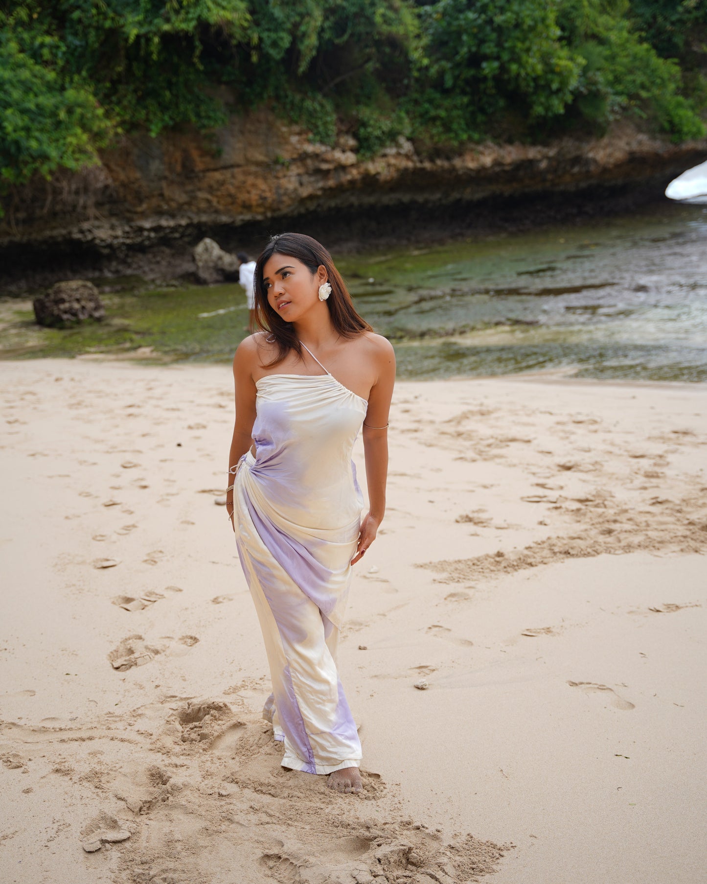 Lilac Clouds Drape Top