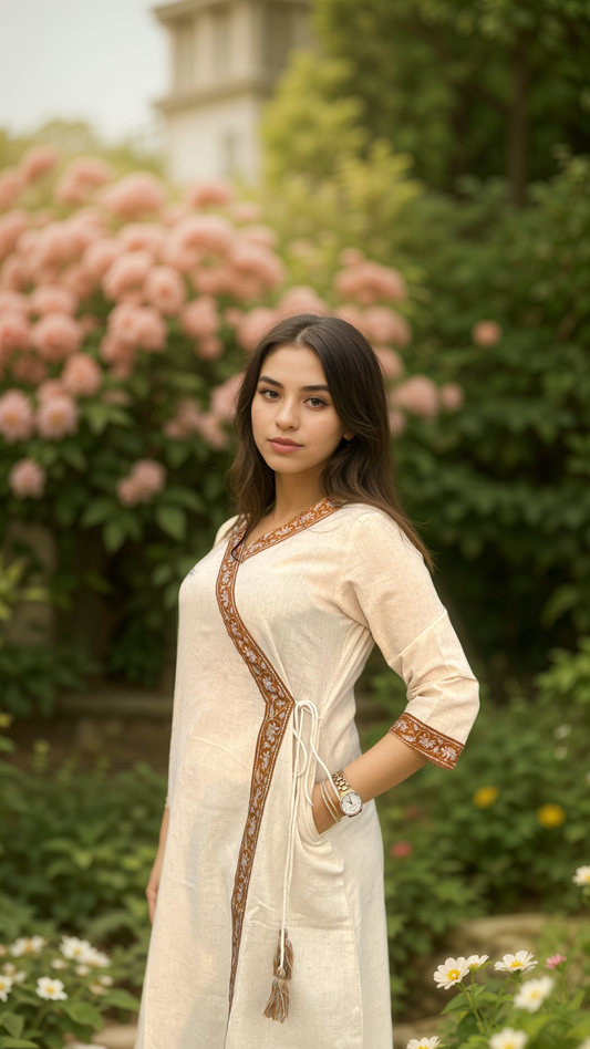 Naya Nazariya Angrakha - Ivory