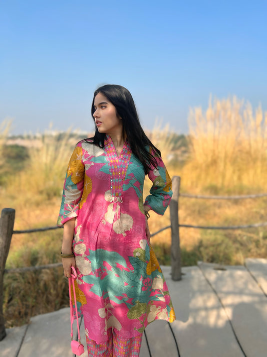 Flower Gloss Set - Pink