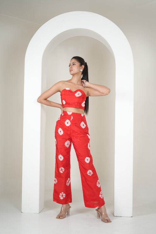 Red Reign 3 Piece Co-ord Set