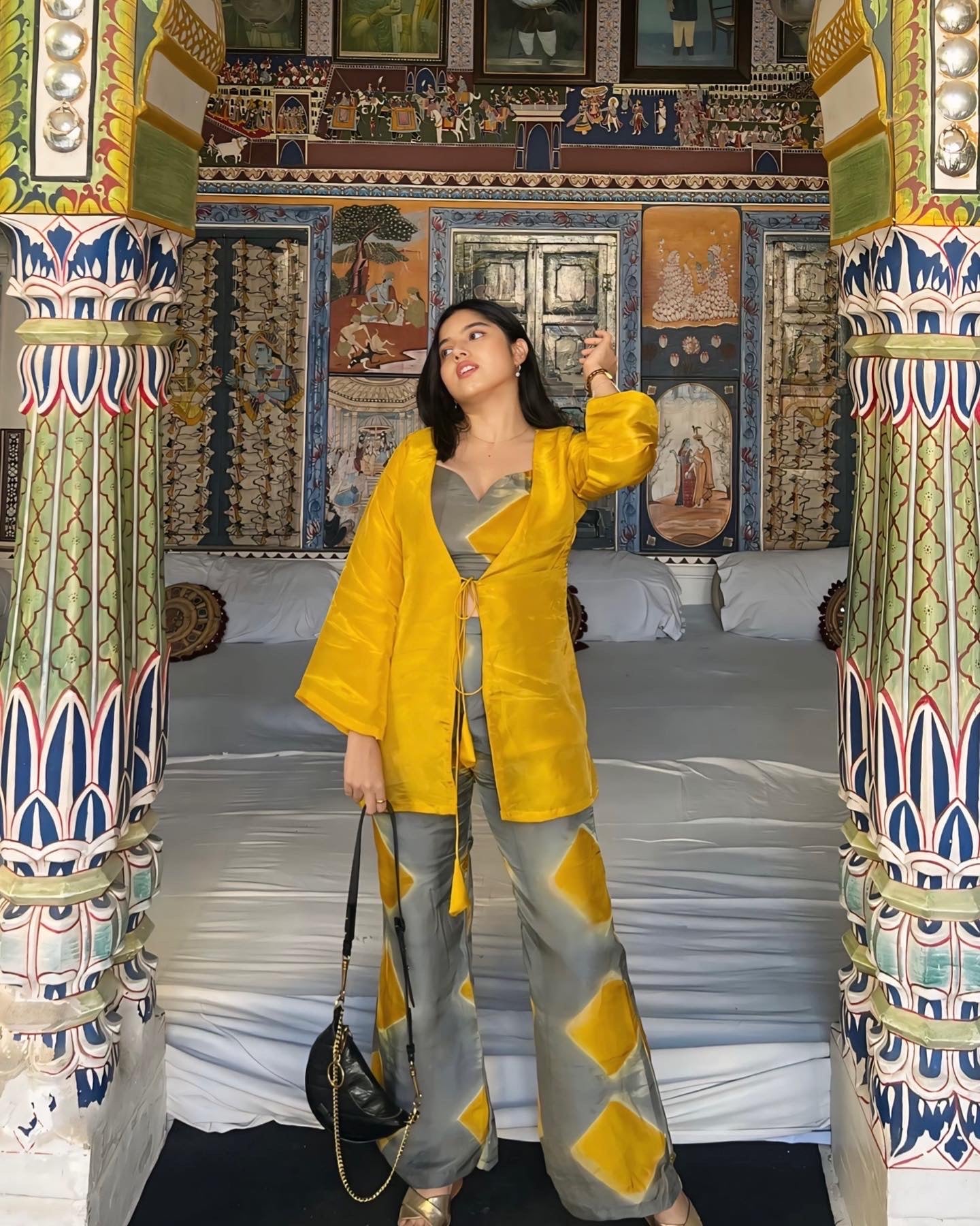 Lemon Smoke Tie Dye Jacket Set