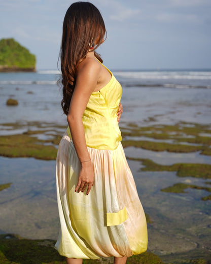 Balloon De Lune Jumpsuit Dress - Corn Yellow