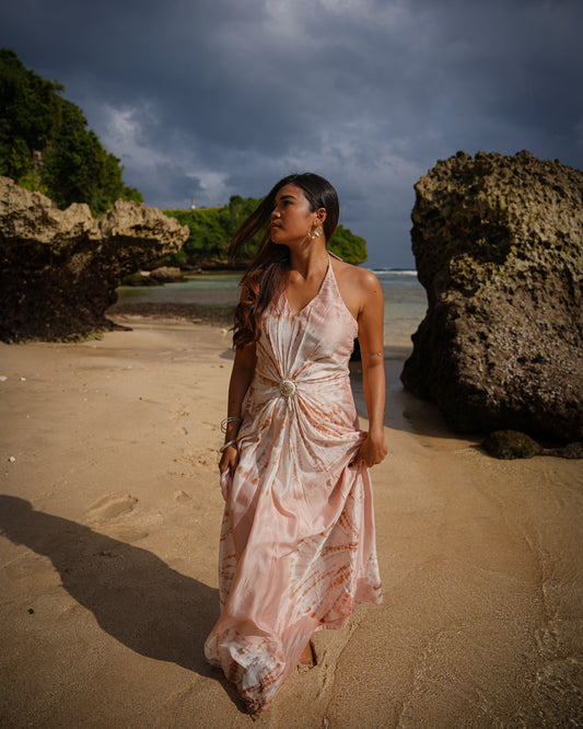 Rosette Whirl Gown