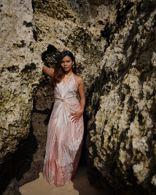 Rosette Whirl Gown