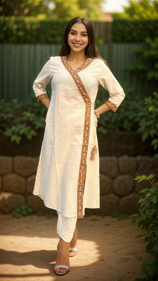 Naya Nazariya Angrakha - Ivory