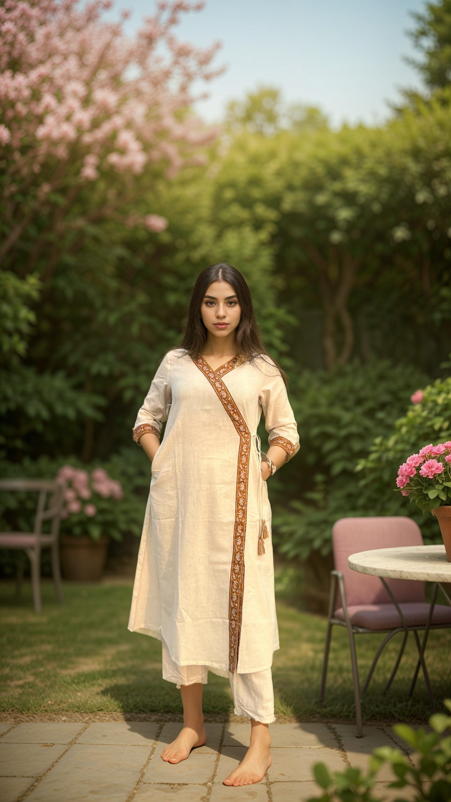 Naya Nazariya Angrakha - Ivory