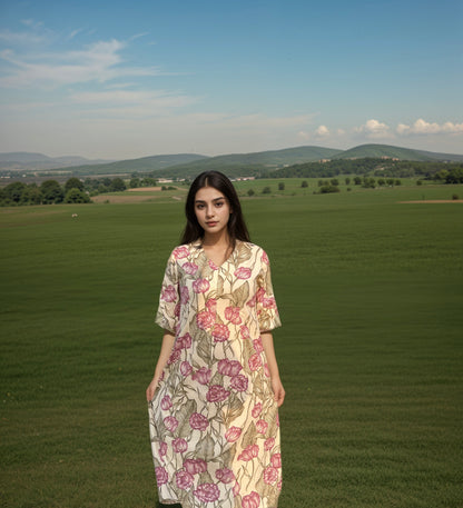 Akaar Dress - Onion Pink