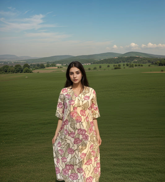 Akaar Dress - Onion Pink