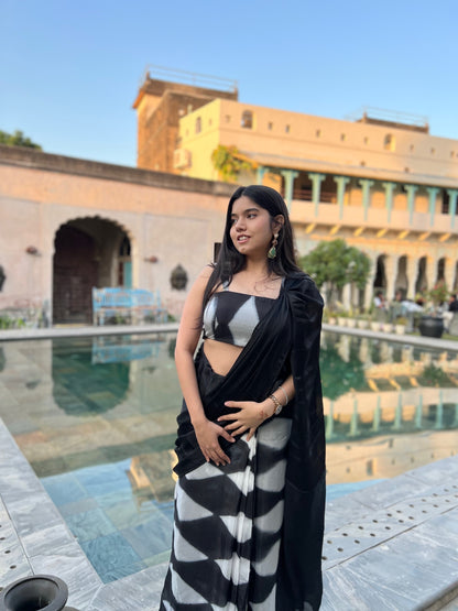 BW Shift Draped Saree