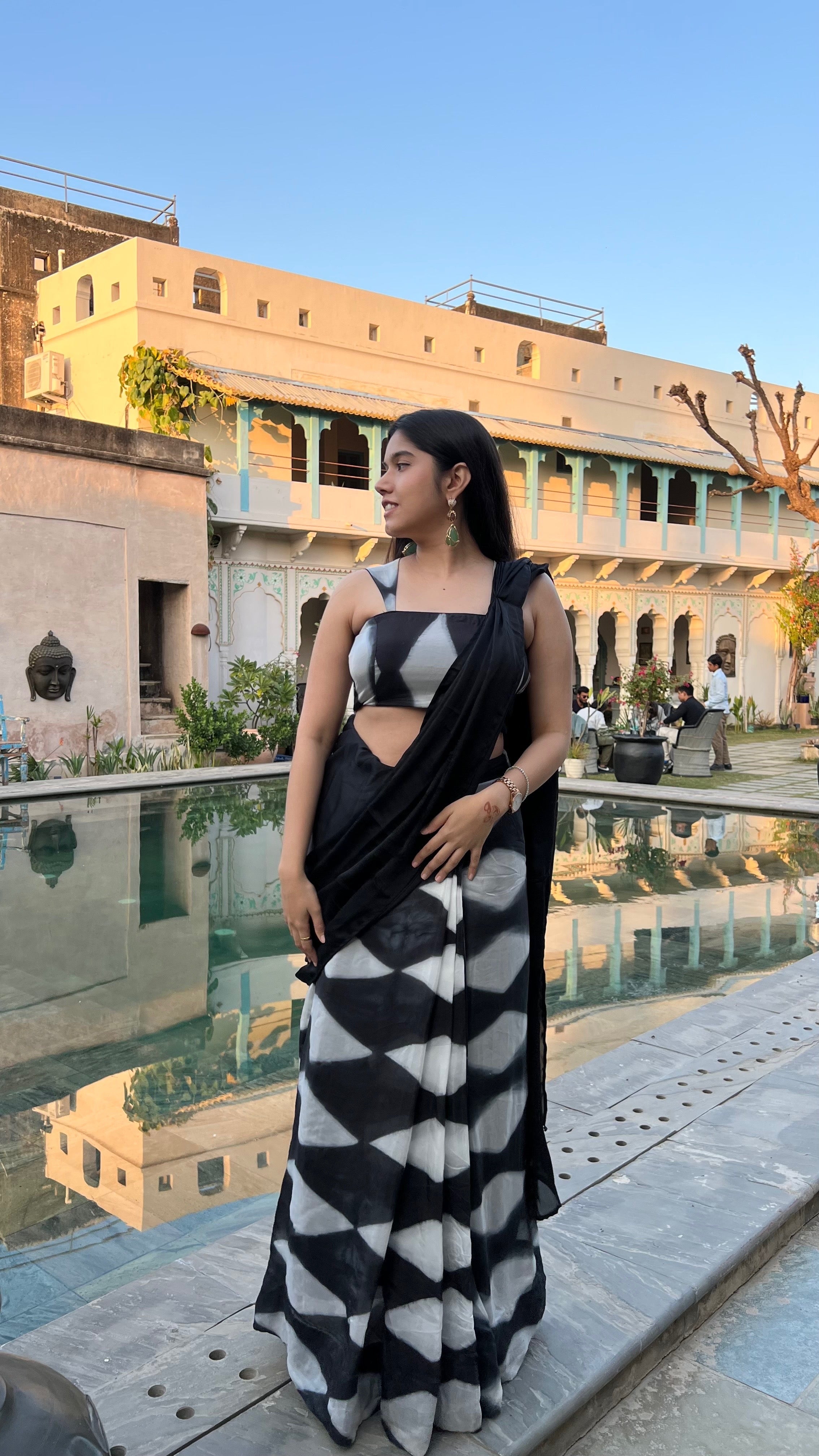 BW Shift Draped Saree