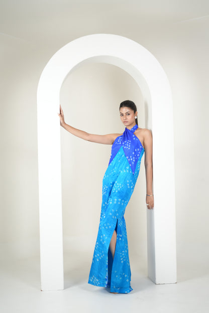 Bandhani Breeze Jumpsuit - Bluish