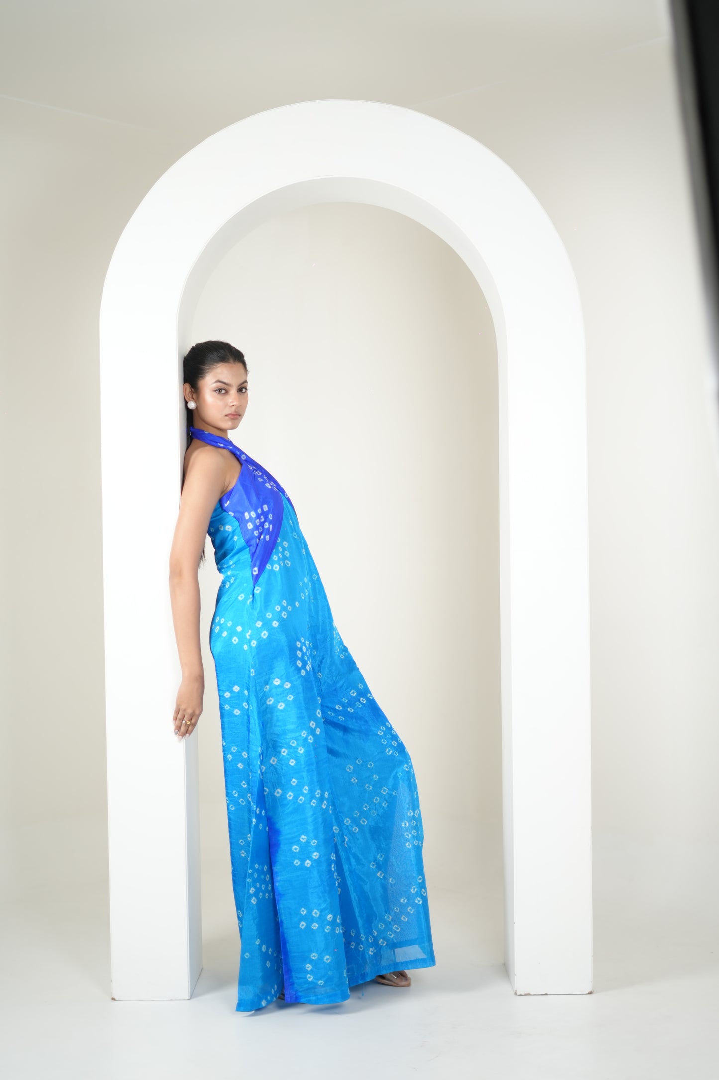 Bandhani Breeze Jumpsuit - Bluish