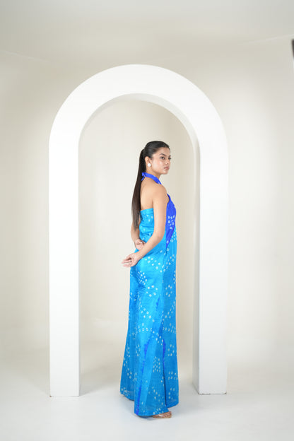 Bandhani Breeze Jumpsuit - Bluish