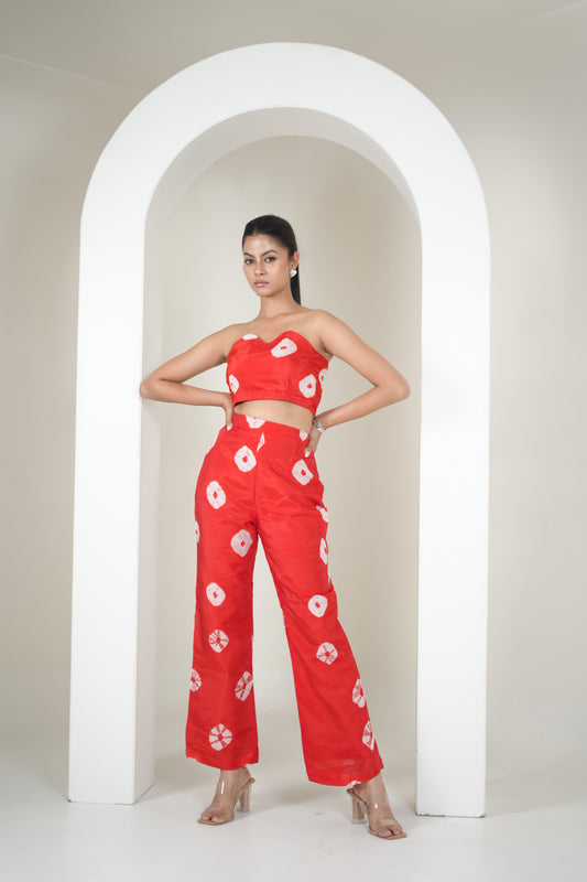 Red Reign 3 Piece Co-ord Set