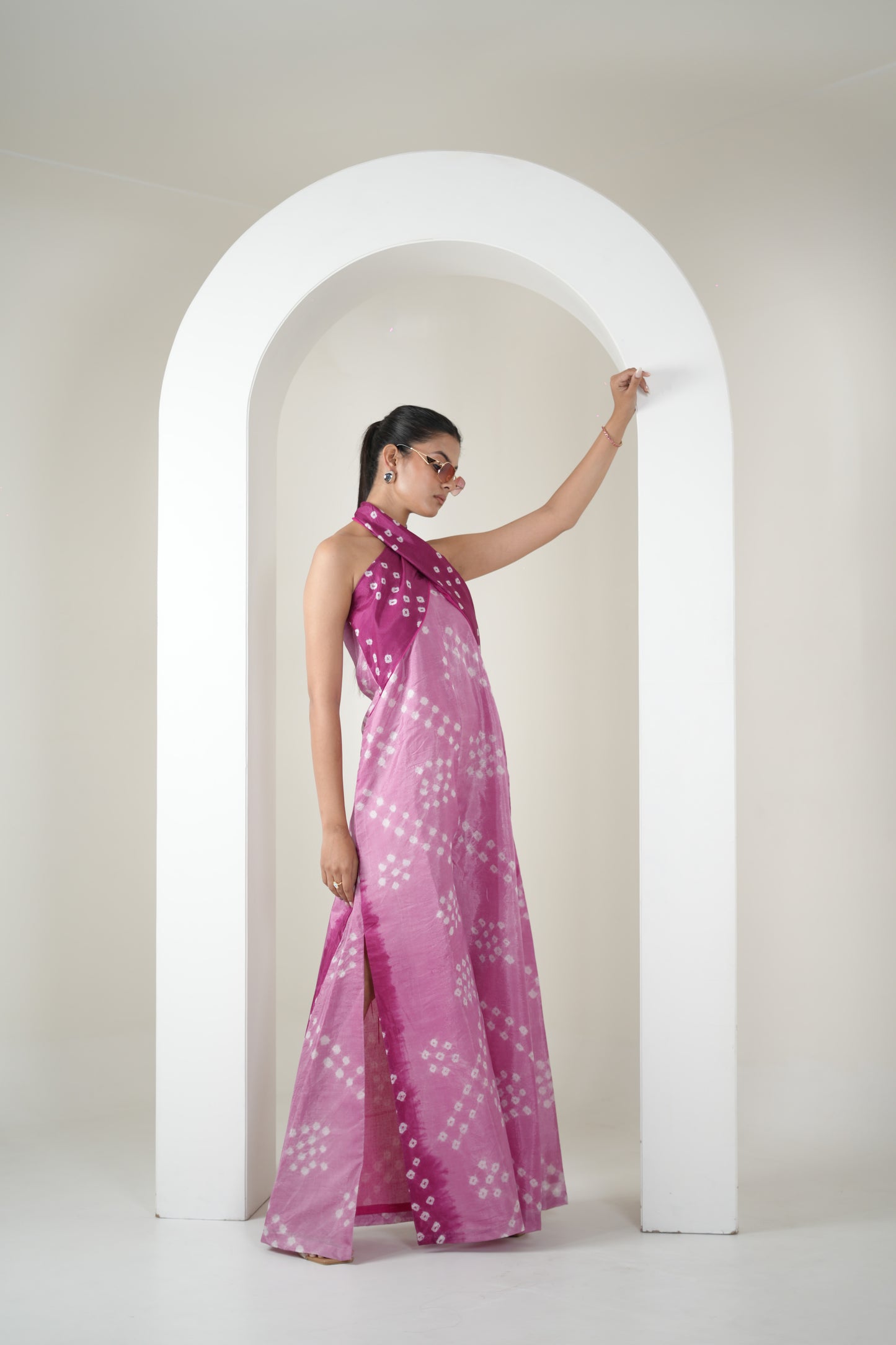 Bandhani Breeze Jumpsuit - Lavenderish